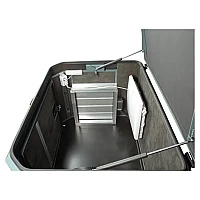 Бензиновый генератор FUBAG BS 5500 A ES в тихом зимнем кожухе 1200 RAL 7035